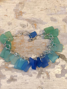 Sea Glass Shades of Summer Bracelet