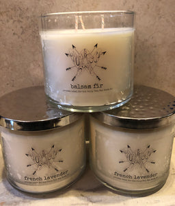 3 wick candle by Hart&Soul Designs
